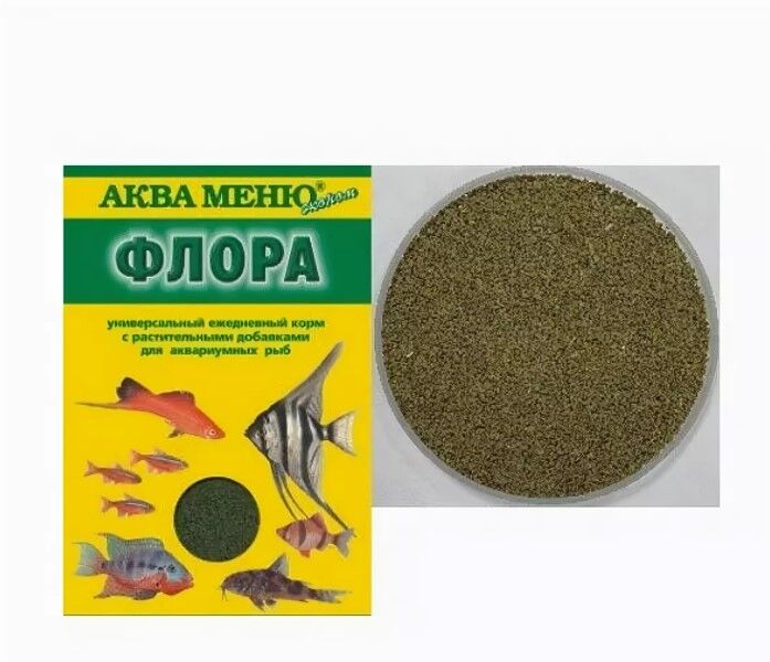 АКВА МЕНЮ Флора 30гр корм для рыб 1*55