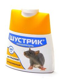 Шампунь ШУСТРИК для Грызунов 100мл Дезодорирующ.АВ234