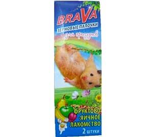 Брава палочки д/грызунов фрукт.-яичные лакомство 2шт. 93433