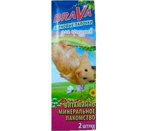 Брава палочки д/грызунов вит-минерал. лакомство 2шт. 93453