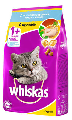 Вискас курица для стерилизованных кошек 5кг (развес)