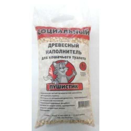 Наполнитель древесный Социальный 5л
