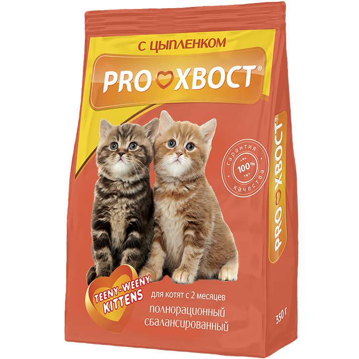 ProХвост для котят курица 350гр