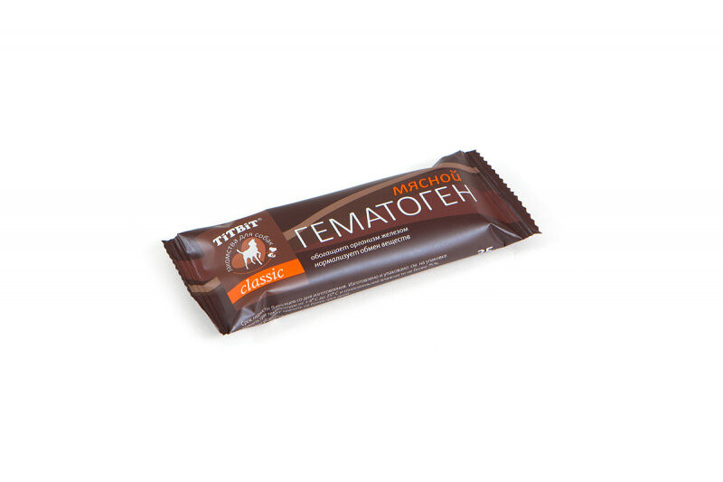 Гематоген мясной classic Титбит 35гр