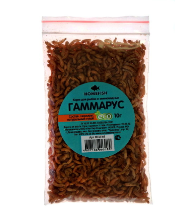 Гаммарус 10 г пакет Homefish