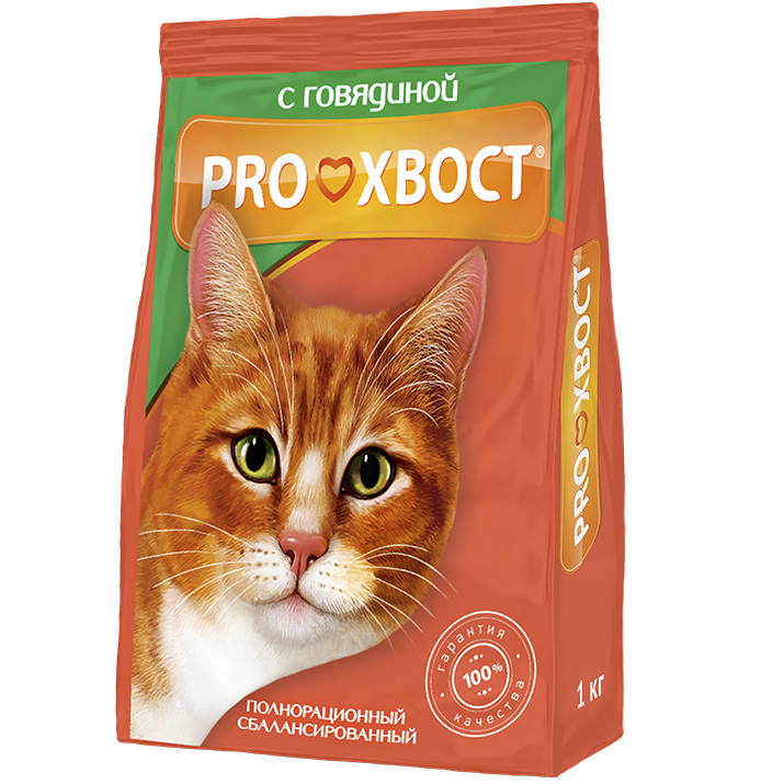 ProХвост д/кошек Говядина 1кг 
